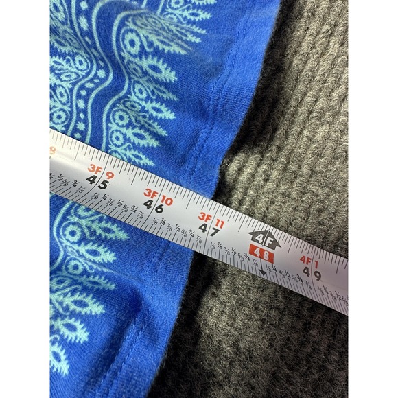 Talbots Dress Womens Petite Medium Blue Paisley Sleeveless Maxi Boho Sundress - Picture 2 of 6